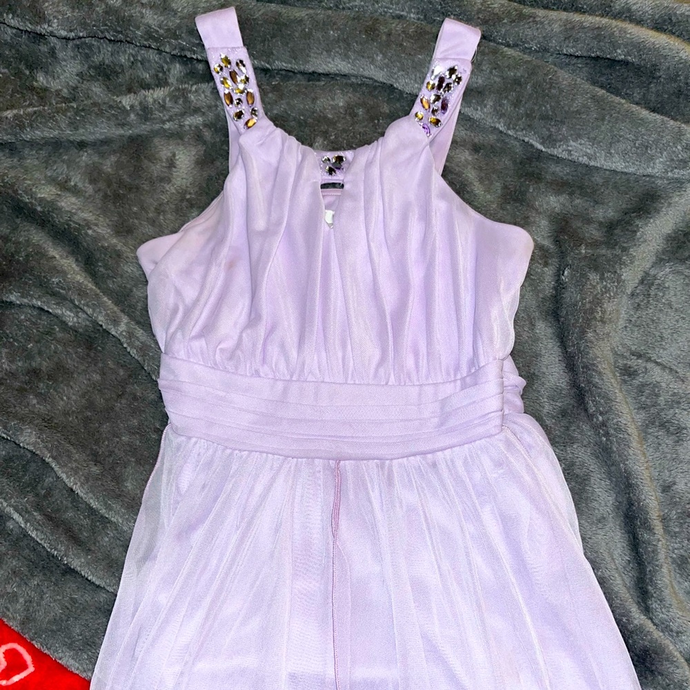 lavender homecoming dress